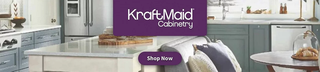 Kraftmaid cabinets on display